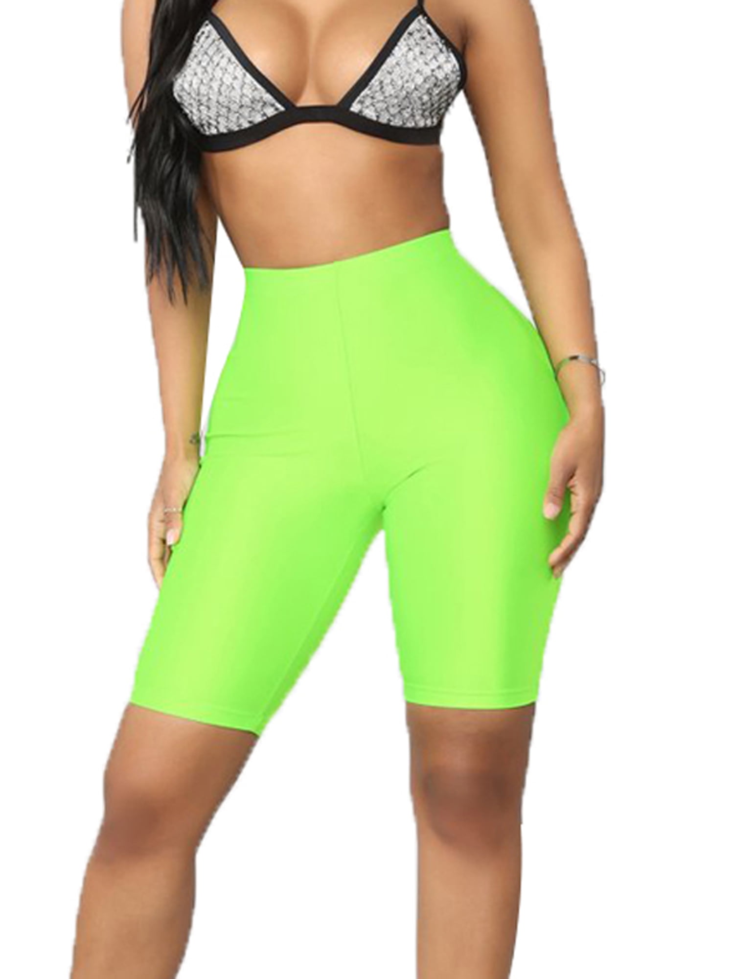 spandex biker shorts walmart
