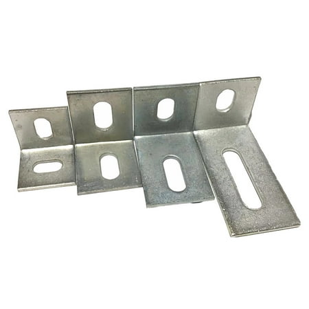 

tooloflife L 90° Right Angle Bracket Stainless Steel Metal Corner Brace for Repairing & Strengthening Frames Silver
