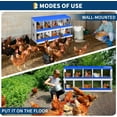 thumbnail image 7 of Garvee 10-Hole Chicken Coop Nesting Box with Ventilation Holes, Heavy-Duty Galvanized Steel Laying Box for Hens & Ducks, Space-Saving Poultry Nest Box, 7 of 7