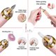 thumbnail image 2 of Electric Nail Drill Machine with Lamp 5 in 1 Mini Manicure Tool for Gel Removal, 2 of 5