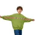 thumbnail image 3 of Girls Long Sleeve Letter Print Hoodless Sweatshirt For Daily Wear And Outdoor Activities Youth Fashion Apparel, 3 of 6