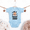LIGHT BLUE, variant on Monkey Baby Bodysuit, Hanging with Mommy Infant Outfit, Newborn Gift
