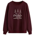 thumbnail image 3 of TWZH Women This Is My Christmas Movies Watching Shirt Printed Sweatshirts Tops, 3 of 6
