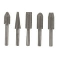 thumbnail image 5 of Rotary Carving Tool with 5 Pieces Steel Bits for Woodworking and Engraving Tasks at Home Black, 5 of 8