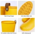 thumbnail image 3 of Litfun Mid Calf Rain Boots for Women Waterproof Garden Shoes, Yellow, Size 8-8.5, 3 of 6