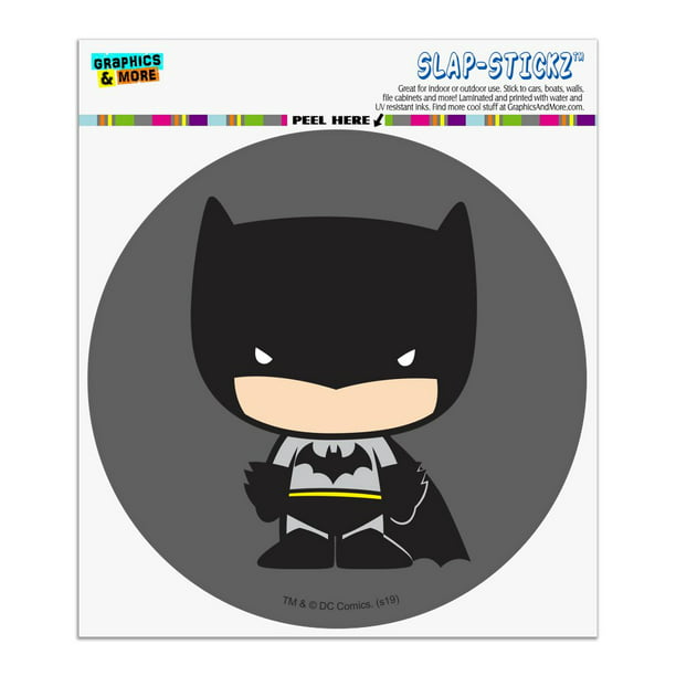 Batman Cute Chibi Character Automotive Car Window Locker Circle Bumper  Sticker 