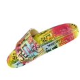 thumbnail image 2 of Sandalias planas con grafiti para mujer, zapatos informales con estilo informales de verano para playa personal Wmkox8yii hj789, 2 of 7