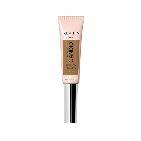 2 Pack Revlon PhotoReady Candid Concealer, with Anti-Pollution, Antioxidant, Anti-Blue Light Ingredients, without Parabens, Pthalates and Fragrances; Nutmeg 0.34 Fluid Oz