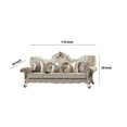 thumbnail image 5 of Scrolled Back Oversized Sofa with Rolled Arms and Cabriole Feet, White, 5 of 5