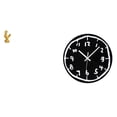 thumbnail image 1 of Estatua Feng Shui y reloj de pared minimalista moderno de acrílico para el hogar, la oficina, la cocina, , cumpleaños, aniversarios, inaugur, 1 of 8