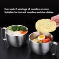 thumbnail image 4 of Noodle Bowl, Stainless Steel Noodle Bowl Easy To Clean Rustproof Large Capacity  for Home, 4 of 8
