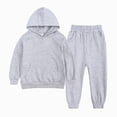thumbnail image 2 of CAUYDY 3 6 9 12 18 Months 1-5T Child Boy Picture Outfits Toddler Long Sleeved Pullover and Sweatpants 2Pcs Clothing Set Fall Winter Autumn Gift for Baby Grey for Sizes 2-3 Years, 2 of 4