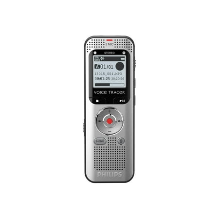 Philips - VoiceTracer DVT2015 8GB Voice Recorder with Sembly Cloud Speech-to-Text Software