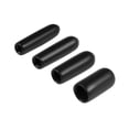 thumbnail image 3 of Uxcell 100pcs Round Rubber End Caps 3/32" 1/8" 5/32" 1/4" Black Vinyl Cover Screw Thread Protectors Assortment Kit, 3 of 5