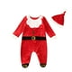 thumbnail image 5 of Traje de Papá Noel para bebé, mameluco de invierno, sombrero de Papá Noel, ropa para recién nacido, disfraz de Papá Noel para Festival de año Nuevo, , tamaño 100 Salvador Dali Disfraz de Papá Noel, 5 of 7