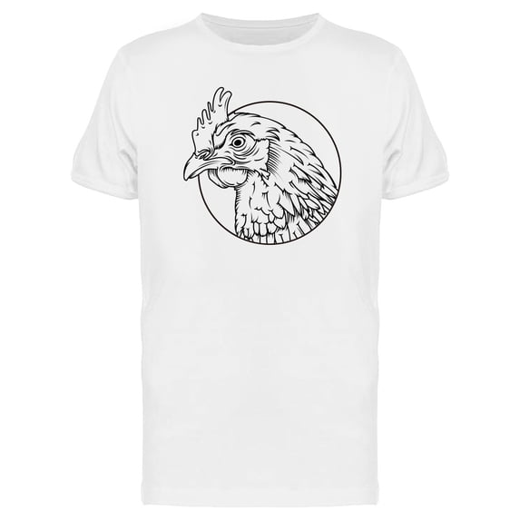 Cool Chicken Doodle Sketch Tee Men's -Image by Shutterstock