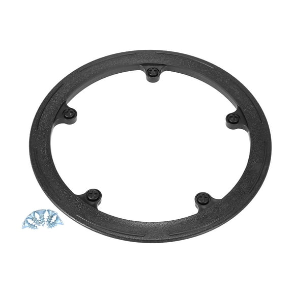 44 Teeth 8.5cm 5 Holes Bicycle Bike Crankset Chain Wheel Cover Protector Wheel Cover Black
