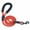 Red, variant on Deago 5FT Strong Dog Leash Rope with Comfortable Leather Handle Highly Reflective Threads Dog Leash for Small Medium Large Dogs (Gray)
