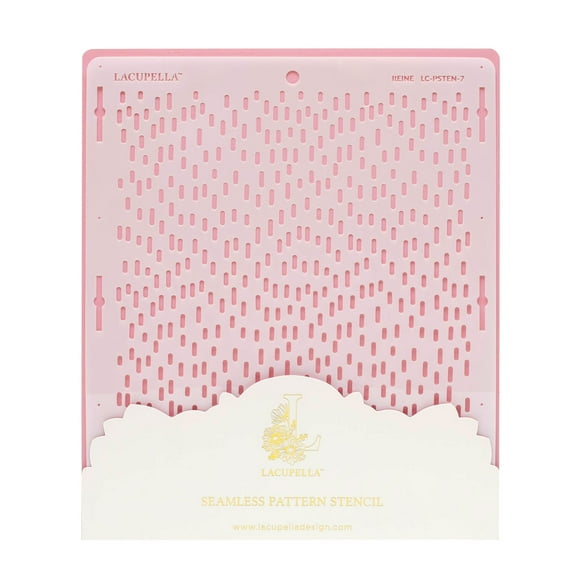 Lacupella REINE Cake Baking Stencil Random Dots Pattern