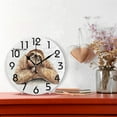 thumbnail image 2 of GZHJMY Cute Lazy Sloth Cartoon Round Wall Clock, 9.5 Inch Battery Operated Quartz Analog Quiet Desk Clock for Home,Office,School, 2 of 5