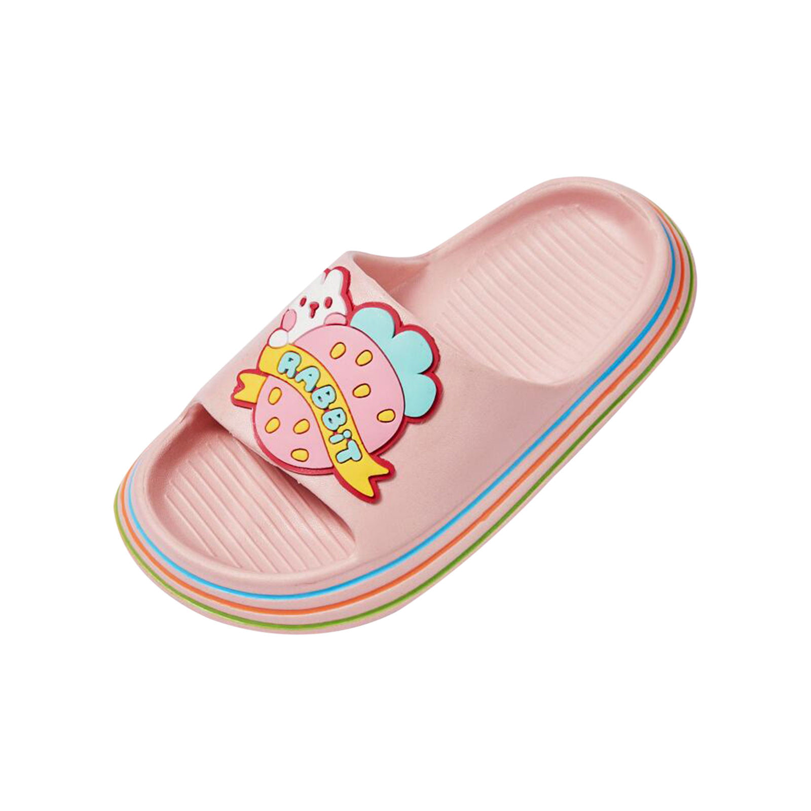 GIRLS KIDS SUMMER FANCY PARTY BEACH HOLIDAY CASUAL SLIDERS INFANTS SANDALS SHOES 