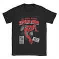thumbnail image 2 of Camisetas creativas de Spiderman para hombres, camisa de cuello redondo, 100% algodón, Retro, cómic, película, regalo de cumpleaños, 2 of 5