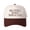 Brown, variant on HE STILL DOES MIRACLES Letter Embroidered Color Block Trucker Hat Unisex Adjustable Cotton Breathable Fashion Cap for Travel Daily Wear