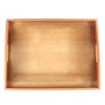 thumbnail image 1 of CTIRCHIU 1Pcs Wood Serving Tray Montessori Learning Tray Light Brown Wood Develop Logical Thinking, 1 of 8