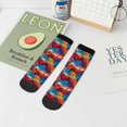 thumbnail image 7 of Pofeuu Colorful Hawaii Palms Print 30cm Socks, Adult Running Hiking Socks for Youth and Adult, 7 of 7