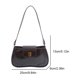thumbnail image 2 of Hombro la axila pequeña bolso retro cuerpo cruzado bag -Shoulse color sólido con mechón pequeño para salir a cita diaria compras, 2 of 9