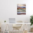thumbnail image 3 of Stupell Industries Contemporary Layered Ocean Flow Canvas Art, 16 x 20, by Alonza Saunders, 3 of 8