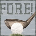 thumbnail image 2 of Reed, Tara 15x15 White Modern Wood Framed Museum Art Print Titled - Golf Days neutral V-Fore!, 2 of 4