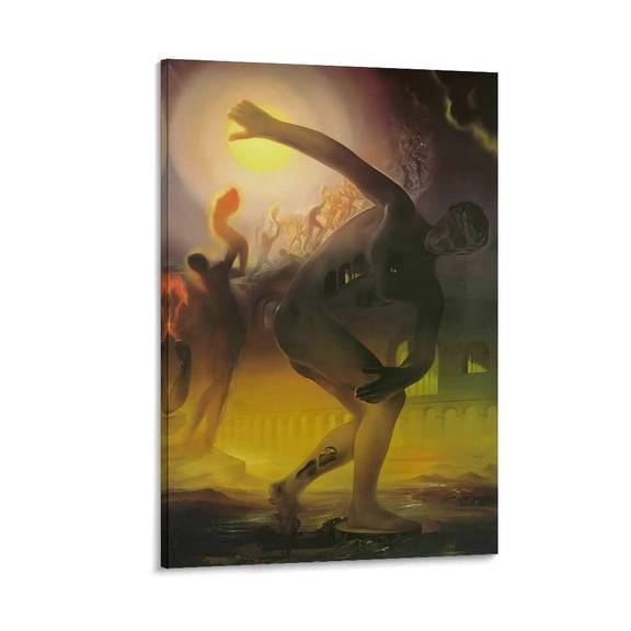 Salvador Dali Print Painting (9) Wall Art Picture Painting Poster Canvas Print Posters Artworks Bedroom Living Room Decor 24x36inch(60x90cm)