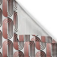 thumbnail image 4 of Ambesonne Modern Art Window Valance, Abstract Ellipse Curves, 54" X 12", Vermilion White, 4 of 5