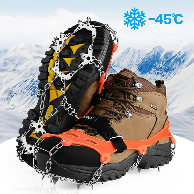 Mountain climbing shoes with cheap spikes