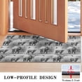 thumbnail image 3 of Gray Highland Cow Bird Pattern Door Rugs,Washable Non Slip Door Mats Indoor,Decorative Door Mats,Entry Mat Indoor for Entrance,Bedroom,Kitchen,Bathroom,17"x30", 3 of 6