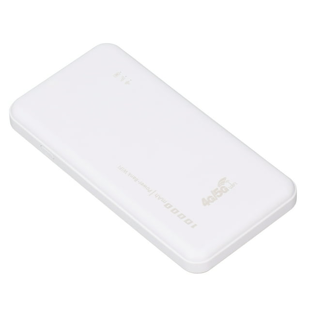 4G LTE Mobile Hotspot, 10000MAh Power Bank Stable Signal Compact Pocket Hotspot for Travel for Home