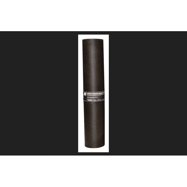 Grip-Rite 3 ft. W x 144 ft. L Asphalt Smooth Saturated ...