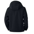 thumbnail image 5 of Gyexs Windbreaker Jackets for Men Lightweight Softshell Fall Winter Jacket Hooded Waterproof Outdoor Rain Coat Men's Clothes, Black, Size XXXL, 5 of 6