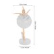 thumbnail image 2 of HEALEEP 3Ud De Bailarina Para De Pasteles Elegantemente Diseñadas Para Fiestas Y Repostería, 2 of 8