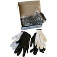 50 Ct Black Disposable Nitrile BBQ Gloves with 2 Cotton Liners for