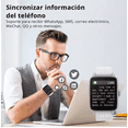thumbnail image 3 of Reloj Smart Watch Mujer Con Temperatura Pulsera Doble Plateado Lab.G Reloj Smart Watch, 3 of 4