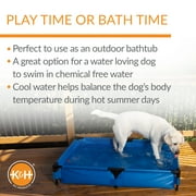 K&H Pet Products Dog Pool & Pet Bath Blue X-Large 50 X 32 X 9 Inches