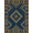 Navy Blue, Pattern 4, variant on ODIKA Bordered Diagonal Motif Repeat Interlocking Herringbone Boho Refined Structured Non-Slip Chair-Friendly for Home Office, Gaming Room, Under Desk