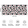 thumbnail image 3 of White Cow Black Spot Pattern Bathroom Rugs Mat,Non Slip Microfiber Bathroom Rug,Rubber Backing,Soft Bathroom Mats for Bathroom Floor,Tub and Shower,60x24in(150x60cm), 3 of 5