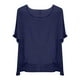 thumbnail image 5 of Blazers para mujer,Blusa de mujer con cuello redondo y manga 3/4, corte holgado informal, mezcla de poliéster y elastano, ideal para uso diario en casa, sopatenor, 5 of 8