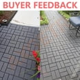 thumbnail image 4 of 58 Pack Plastic Interlocking Deck Tiles, 12"x12" Snap Together Outdoor Patio Flooring, Waterproof All-Weather Deck Floor Tiles for Balcony, Backyard, Garden, Poolside, Porch, Lawn & Indoor Spaces, 4 of 10
