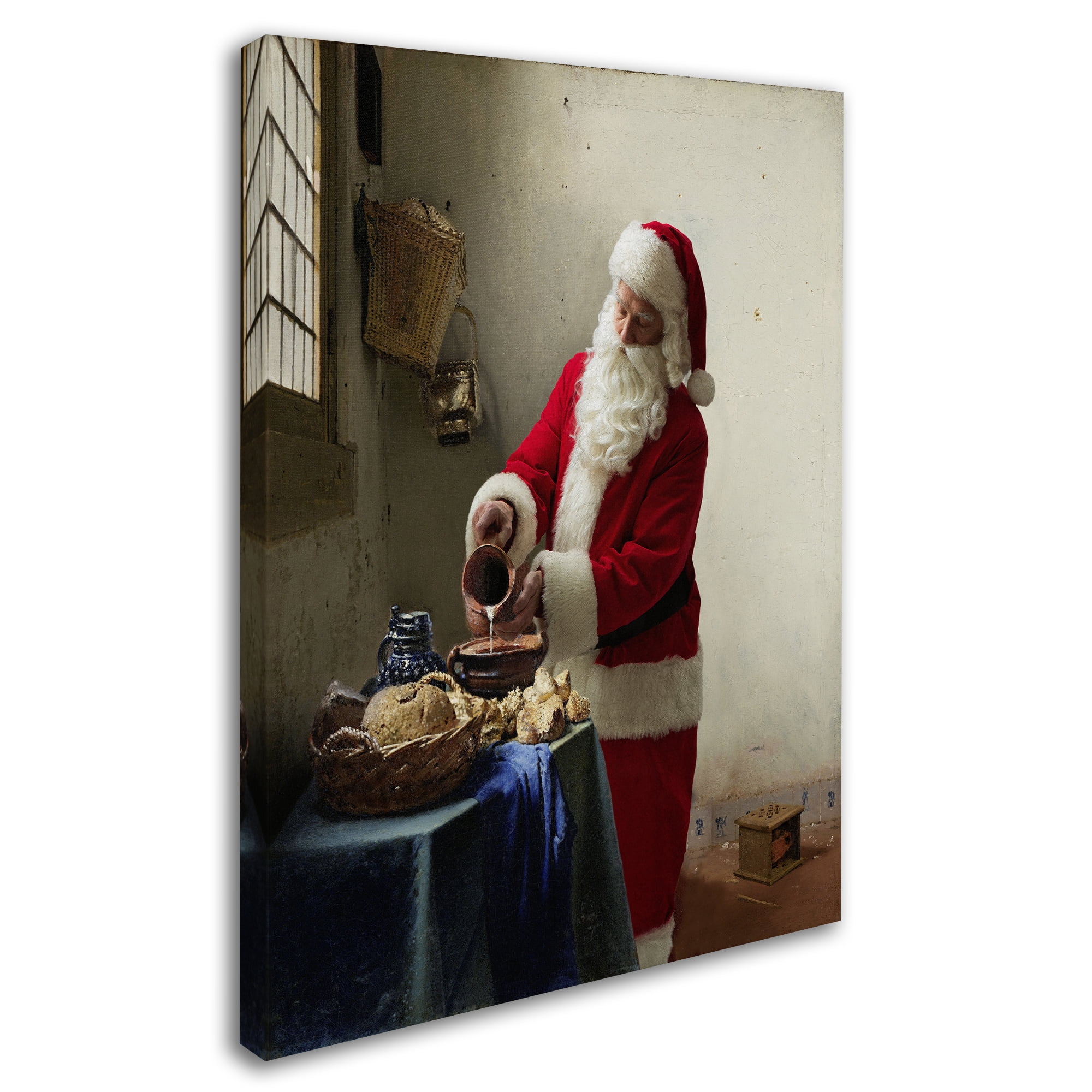 Trademark Fine Art 'Vermeer-The Milkmaid' Canvas Art by Ed Wheeler