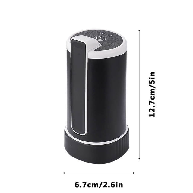 Foldable Water Dispenser Pump, Automatic Water Bottle Pump for Countertop Home Travel Bedside Use, Quiet Portable Water Pump with Rechargeable Battery