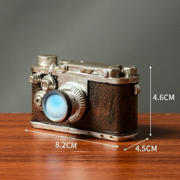 1PCS Camera Decoration, Vintage Style Resin Camera Model Home Ornament ﻿